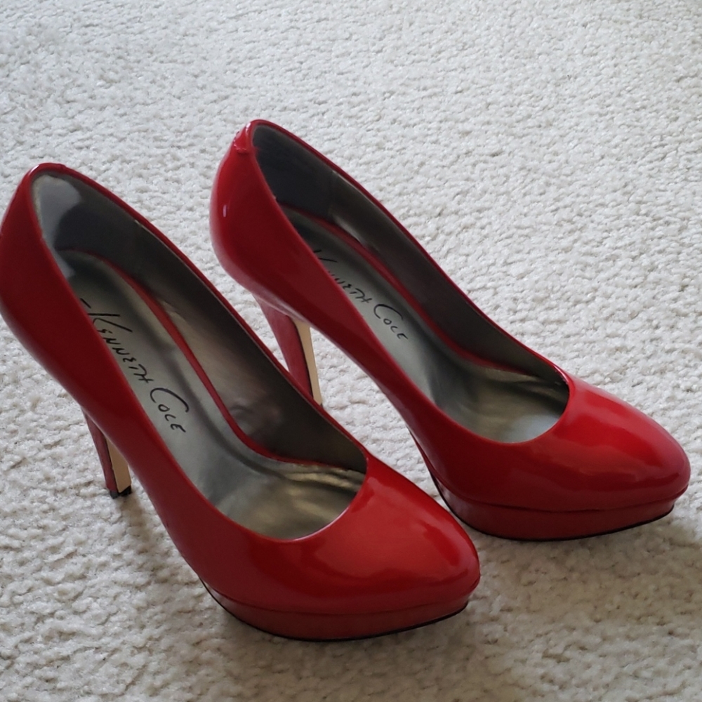 Red Kenneth Cole heels